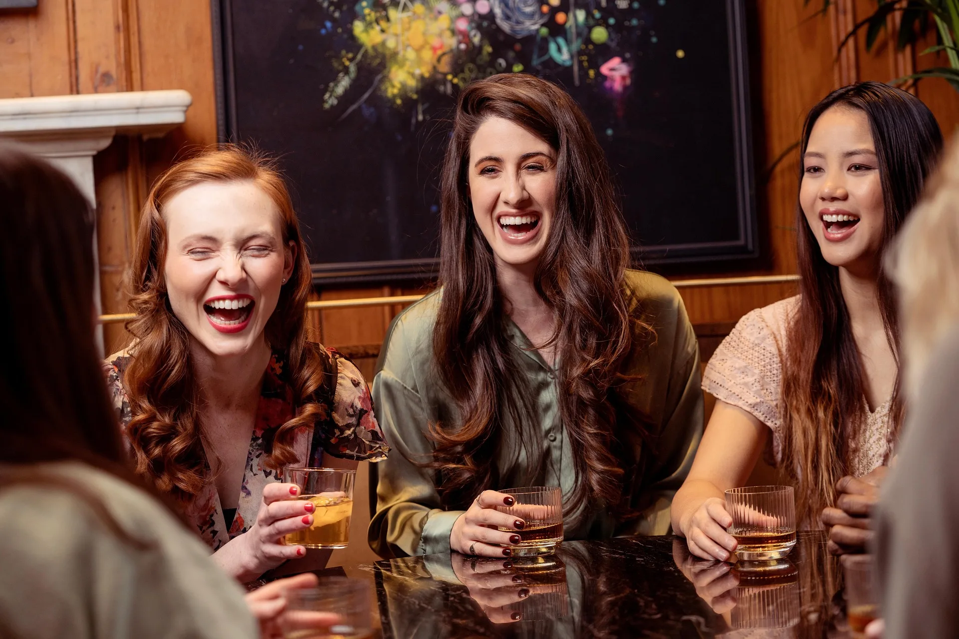 Frauen Freunde Spaß Event Lachen